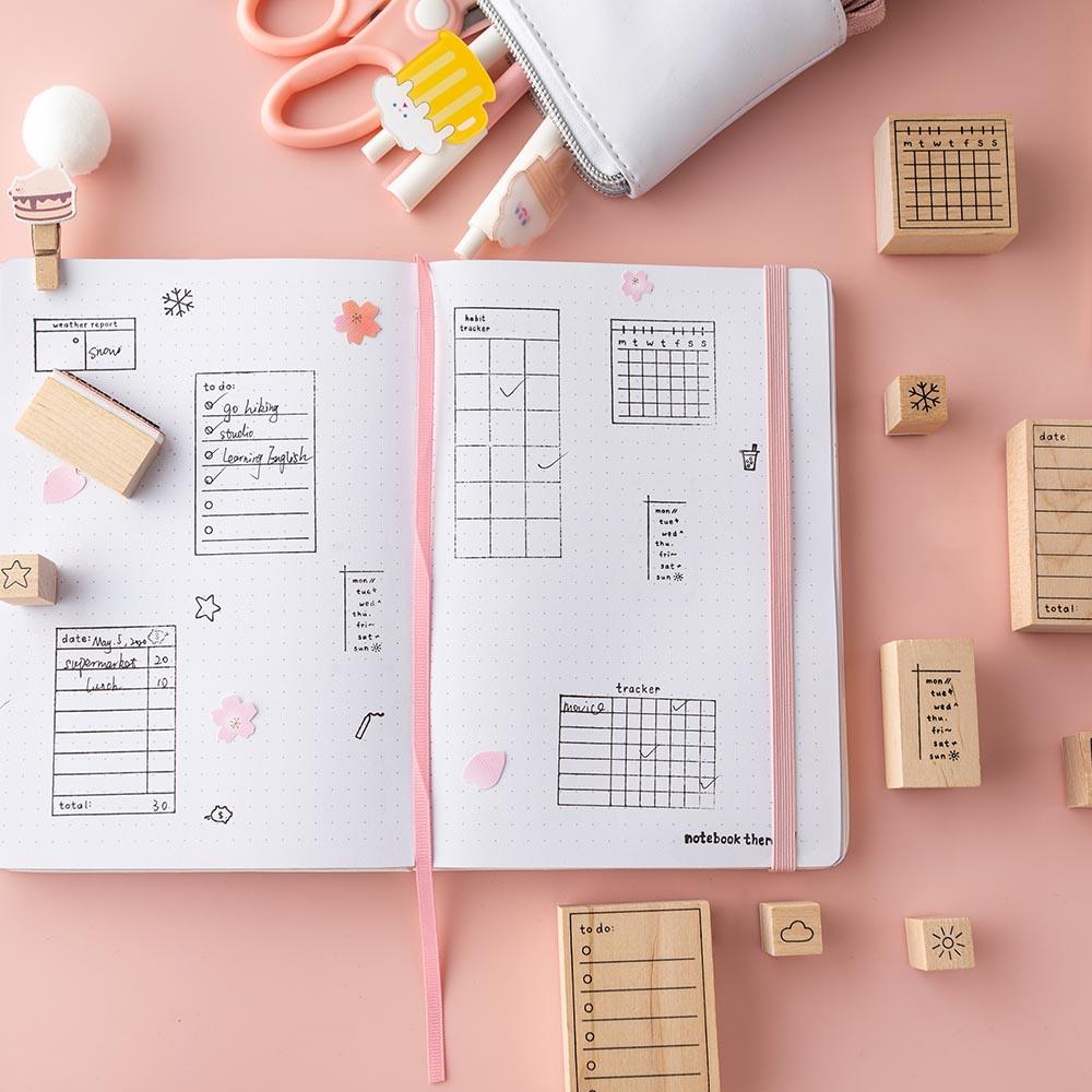 Tsuki Bullet Journal Tracking Stamp Set ☾ - Image 10