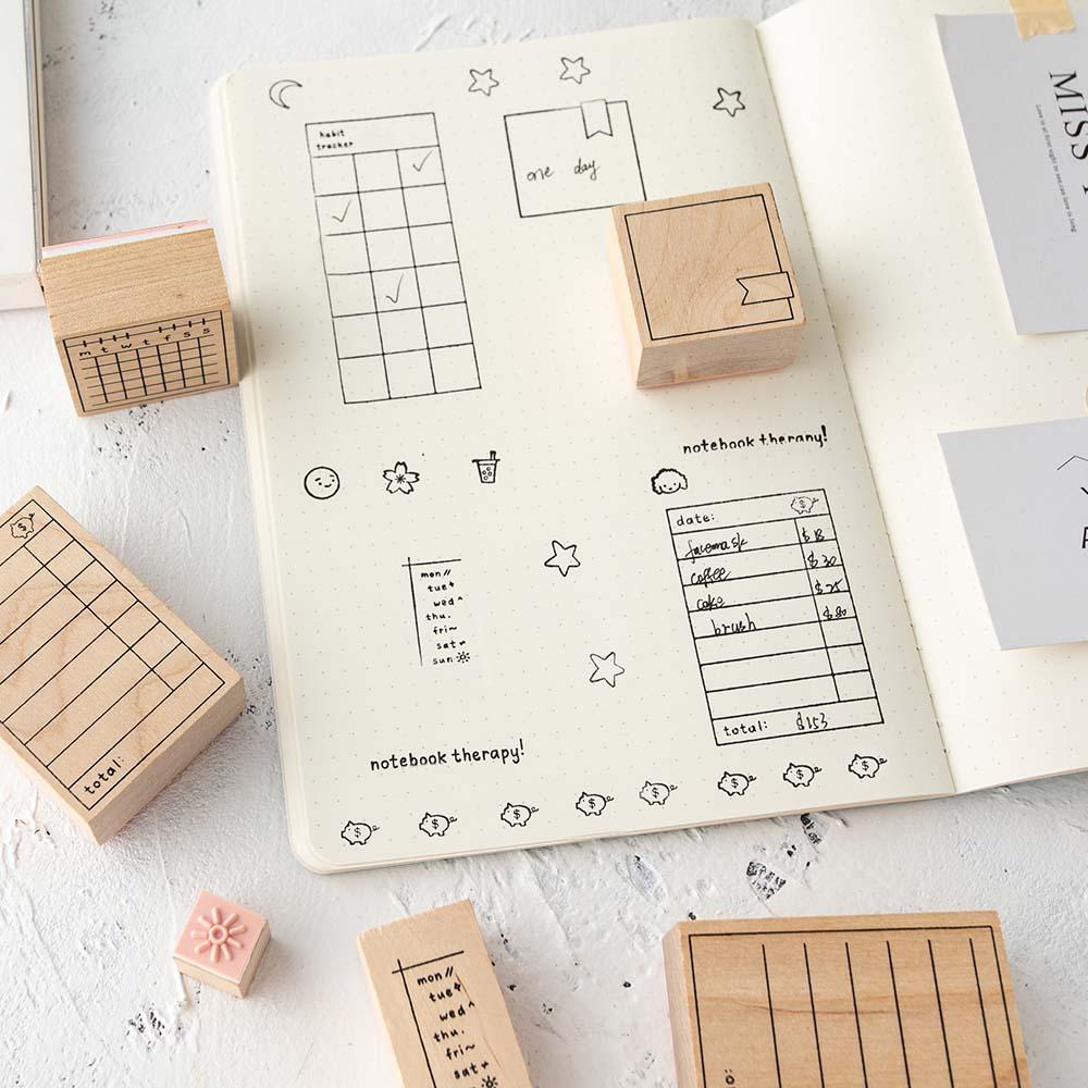 Tsuki Bullet Journal Tracking Stamp Set ☾ - Image 16