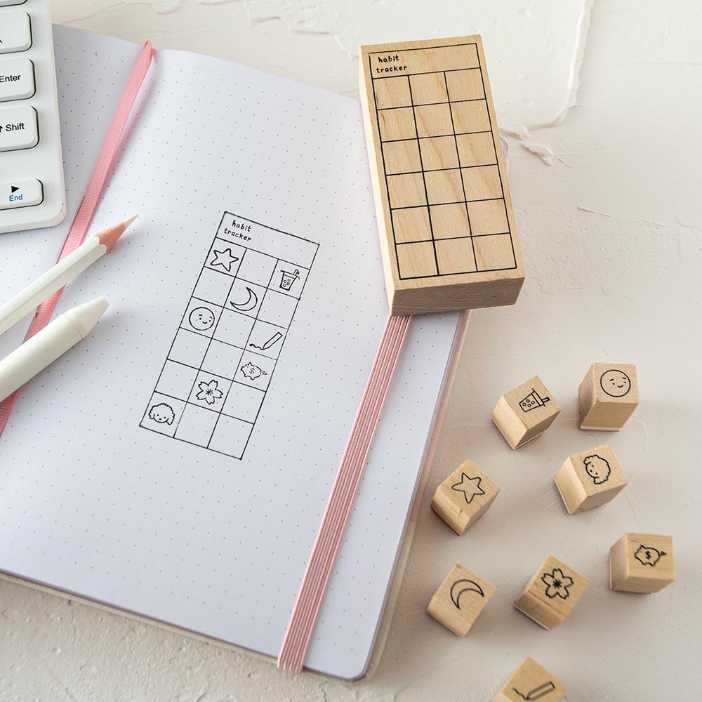 Tsuki Bullet Journal Tracking Stamp Set ☾ - Image 7