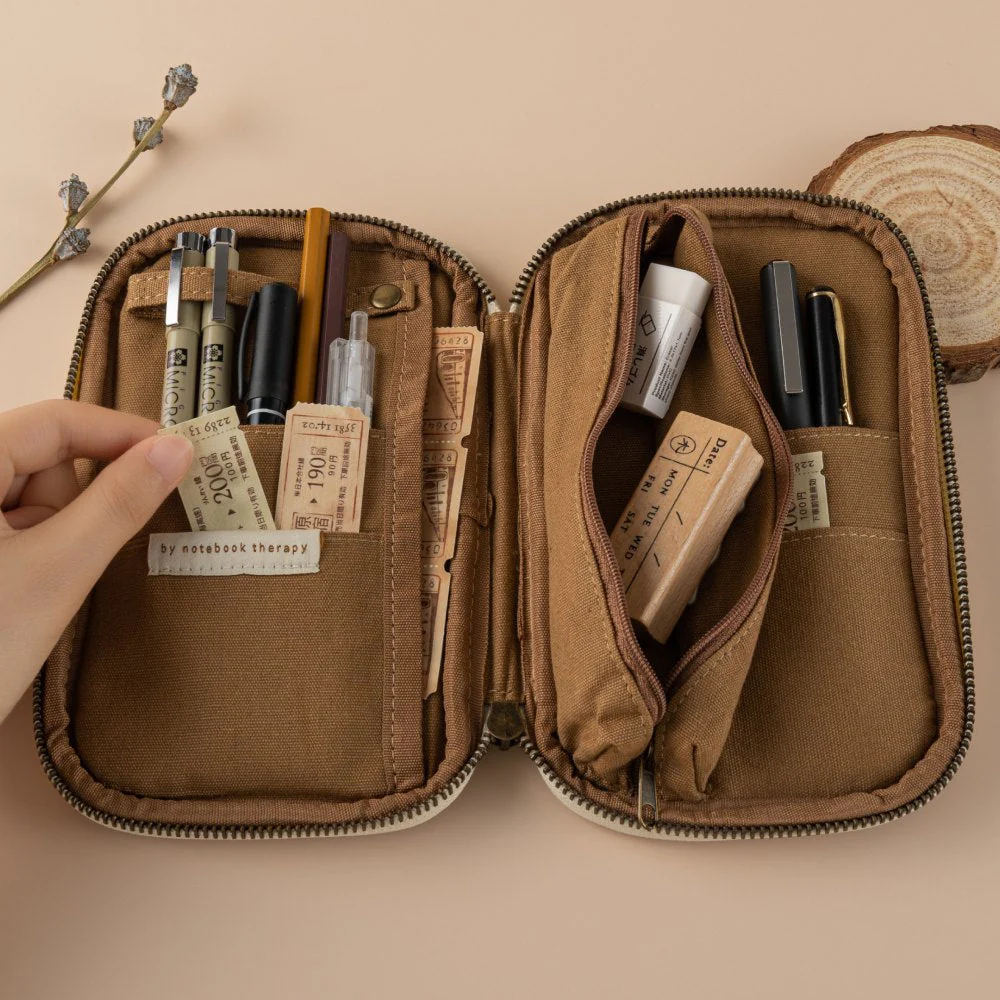 Hinoki - Corduroy Pencil Case - Image 3