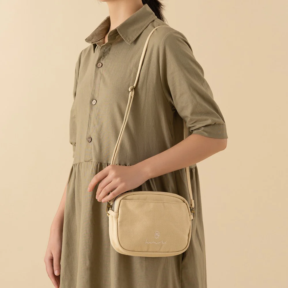 Hinoki - Cream Canvas Travel Pouch - Image 14