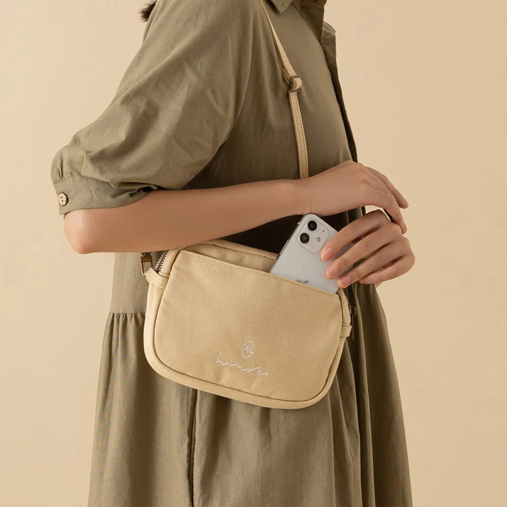 Hinoki - Cream Canvas Travel Pouch - Image 6