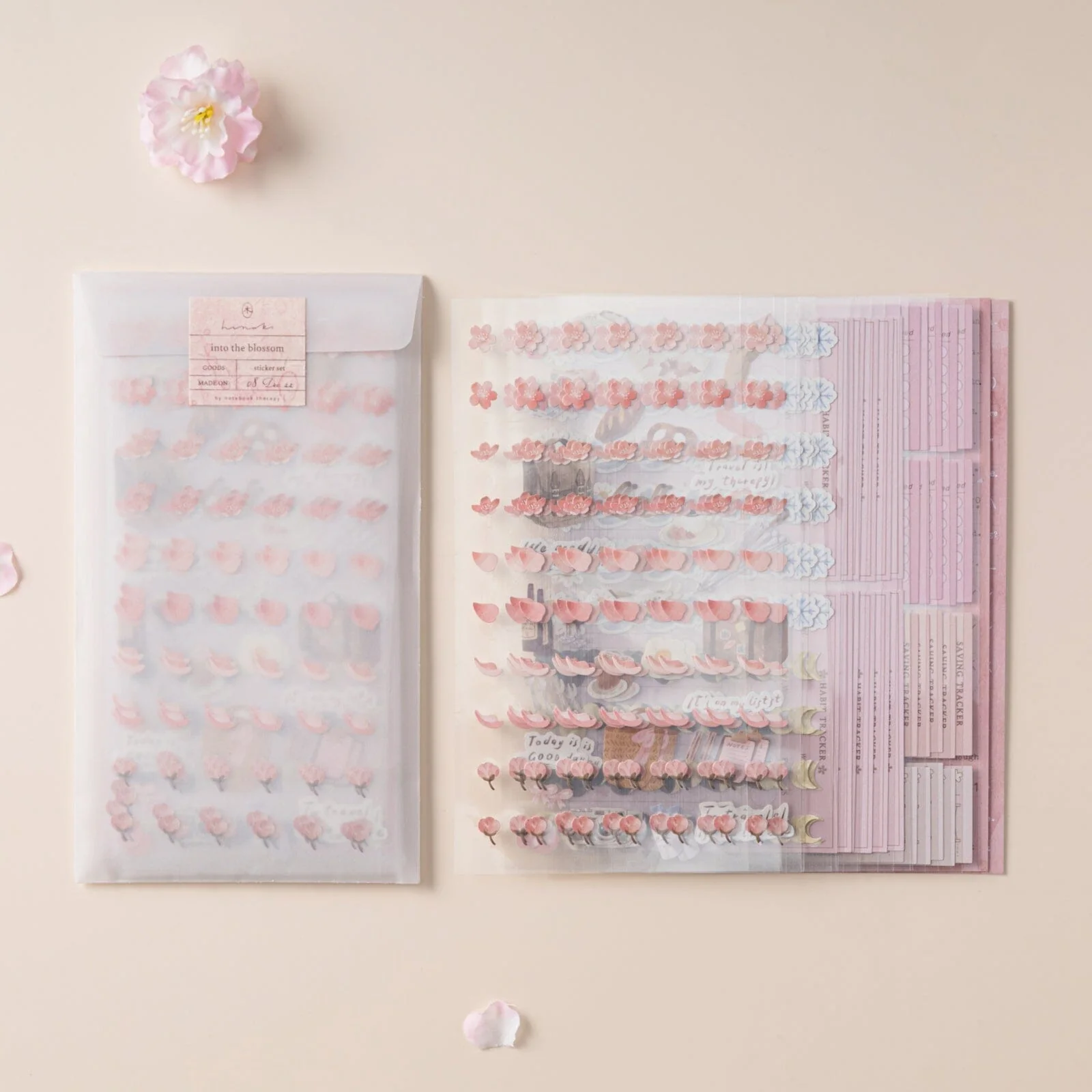 Hinoki - ‘Into the Blossom’ Mixed Insert + Sticker Set - Image 6