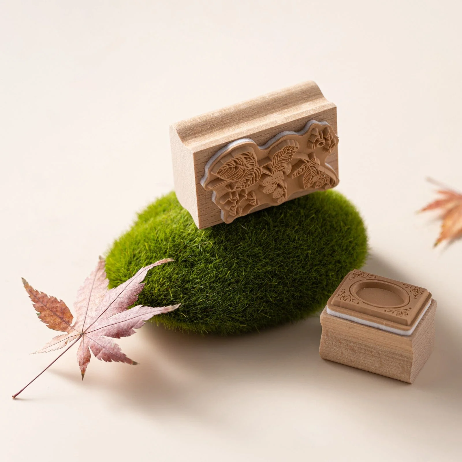 Hinoki - ‘Into the Fall’ Engraved Wooden Stamps Set - Image 9