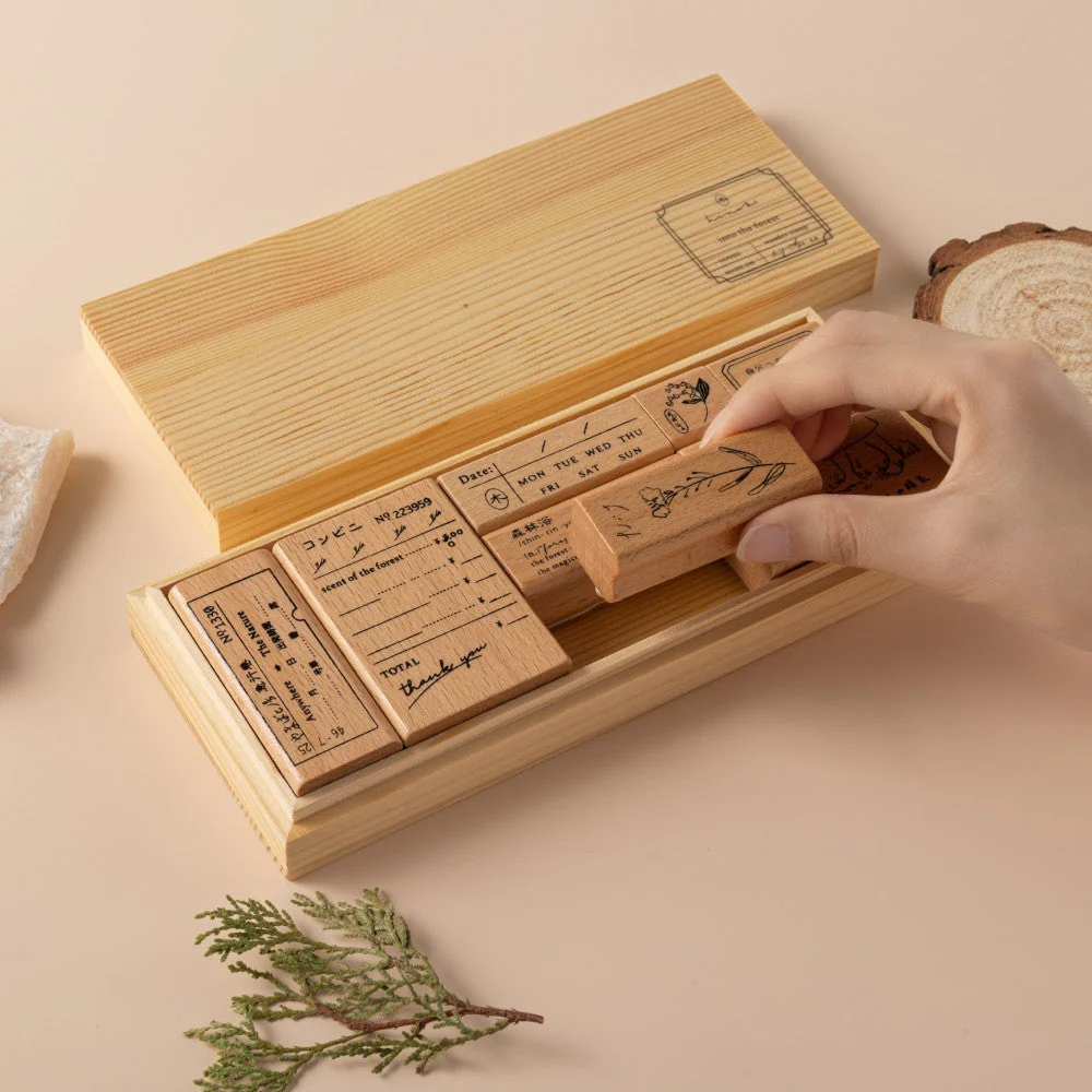 Hinoki - ‘Into the Forest’ Wooden Stamps - Image 14