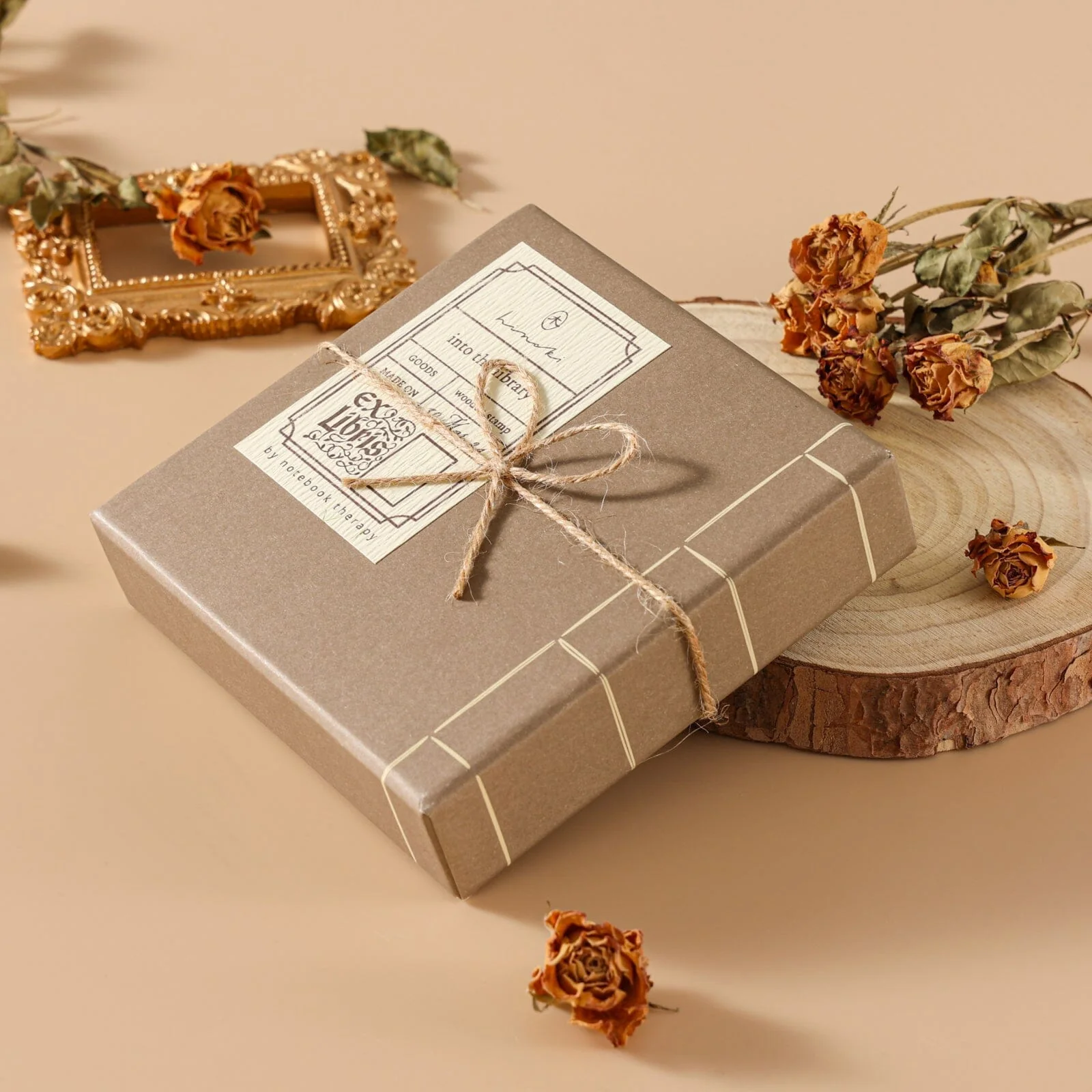 Hinoki - ‘Into the Library’ Engraved Wooden Stamp Set - Image 13