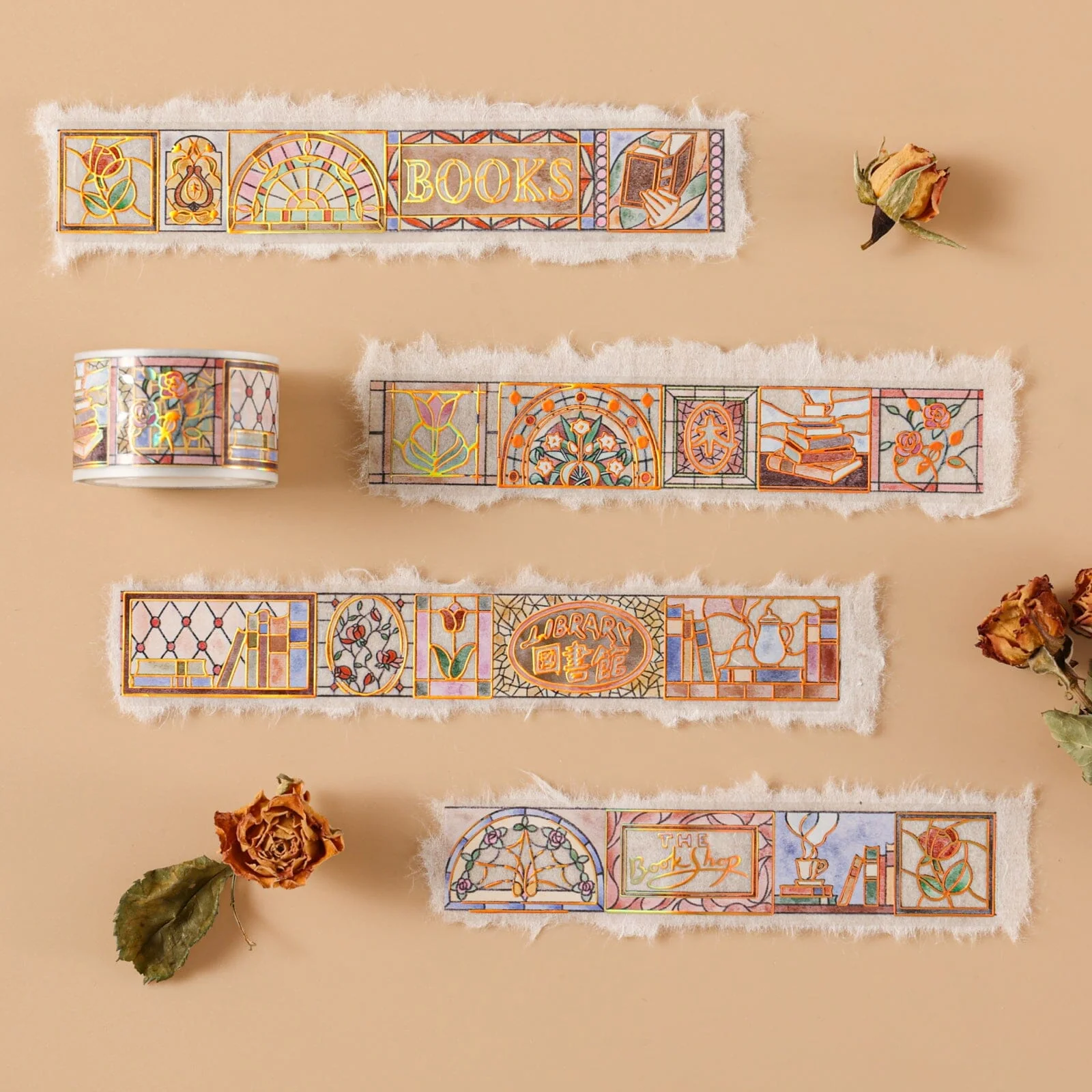 Hinoki - ‘Into the Library’ PET Decorative Tape - Image 5