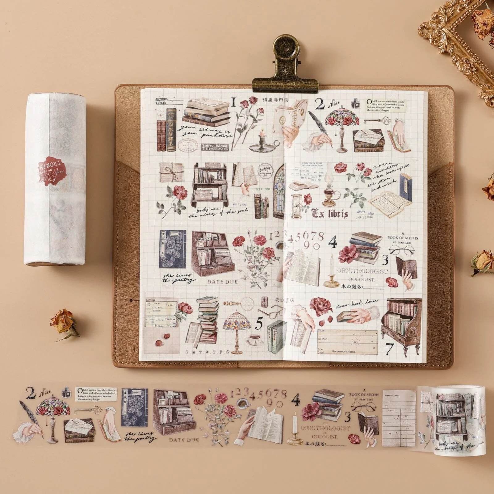 Hinoki - ‘Into the Library’ PET Decorative Tape - Image 7