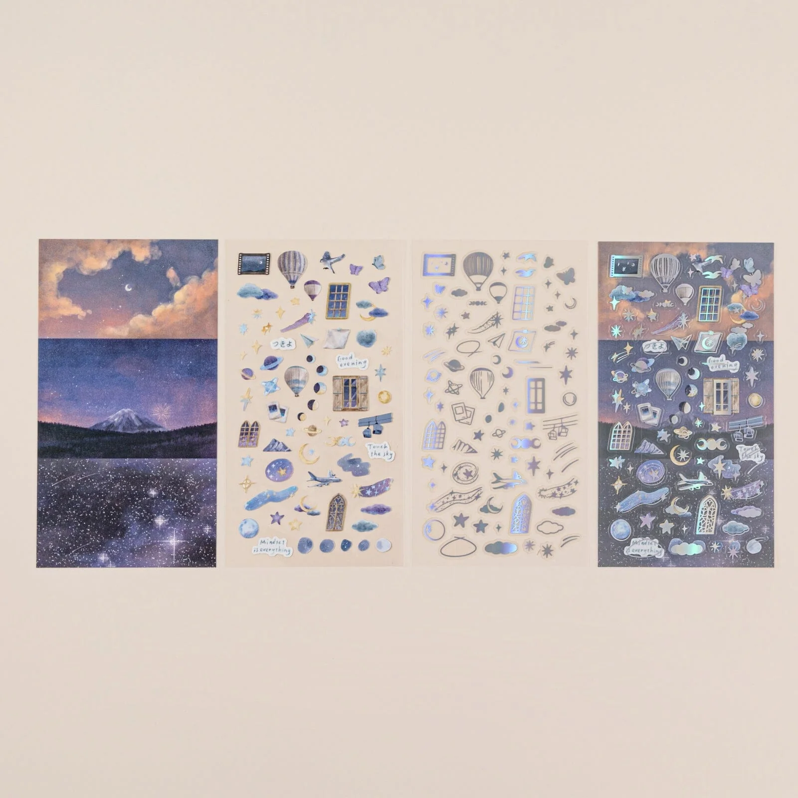 Hinoki - ‘Into the Sky’ Day and Night Sticker Set - Image 3