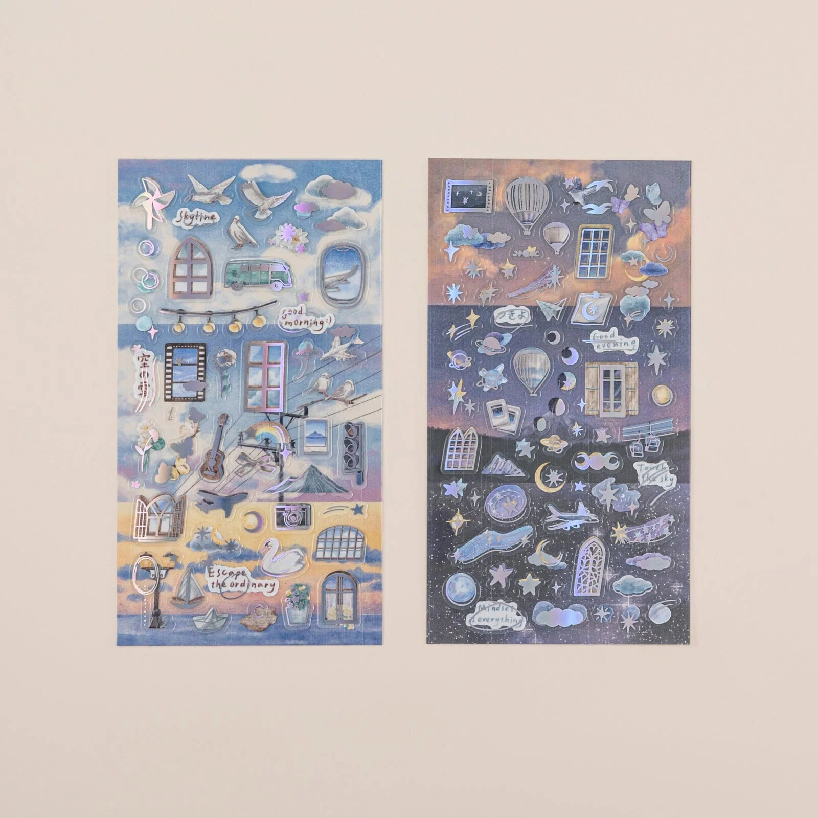 Hinoki - ‘Into the Sky’ Day and Night Sticker Set - Image 7