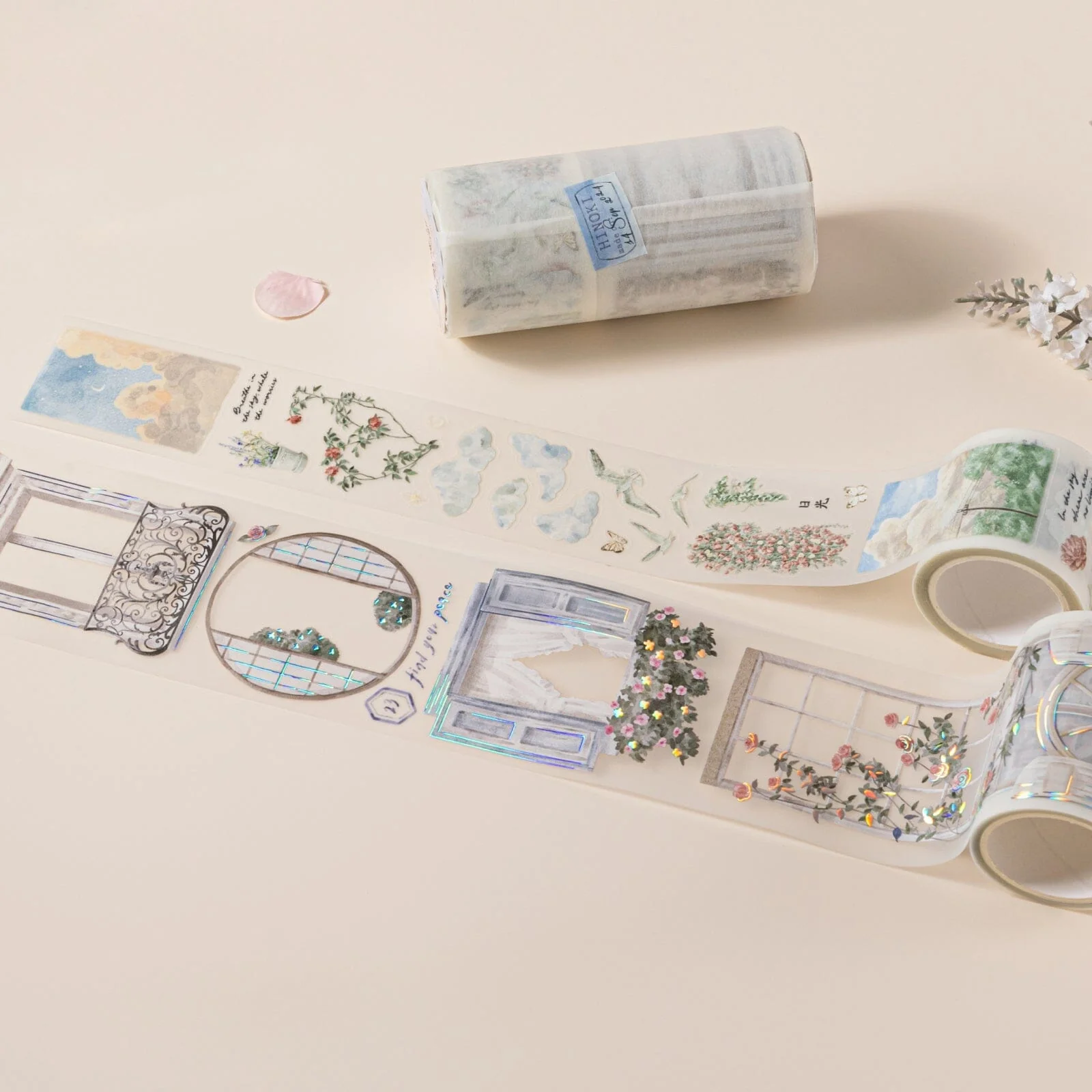 Hinoki - ‘Into the Sky’ PET Decorative Tape Set - Image 2