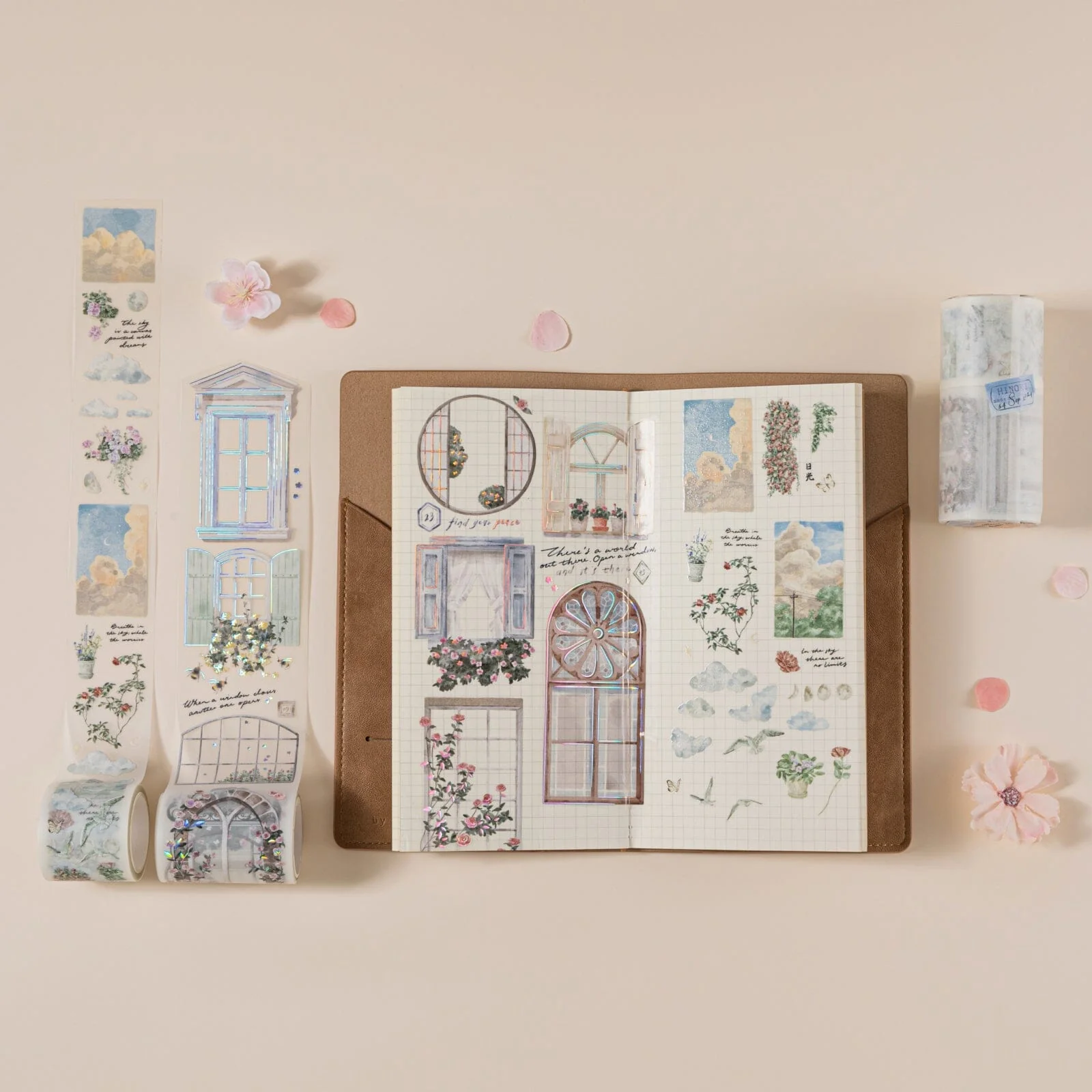 Hinoki - ‘Into the Sky’ PET Decorative Tape Set - Image 7