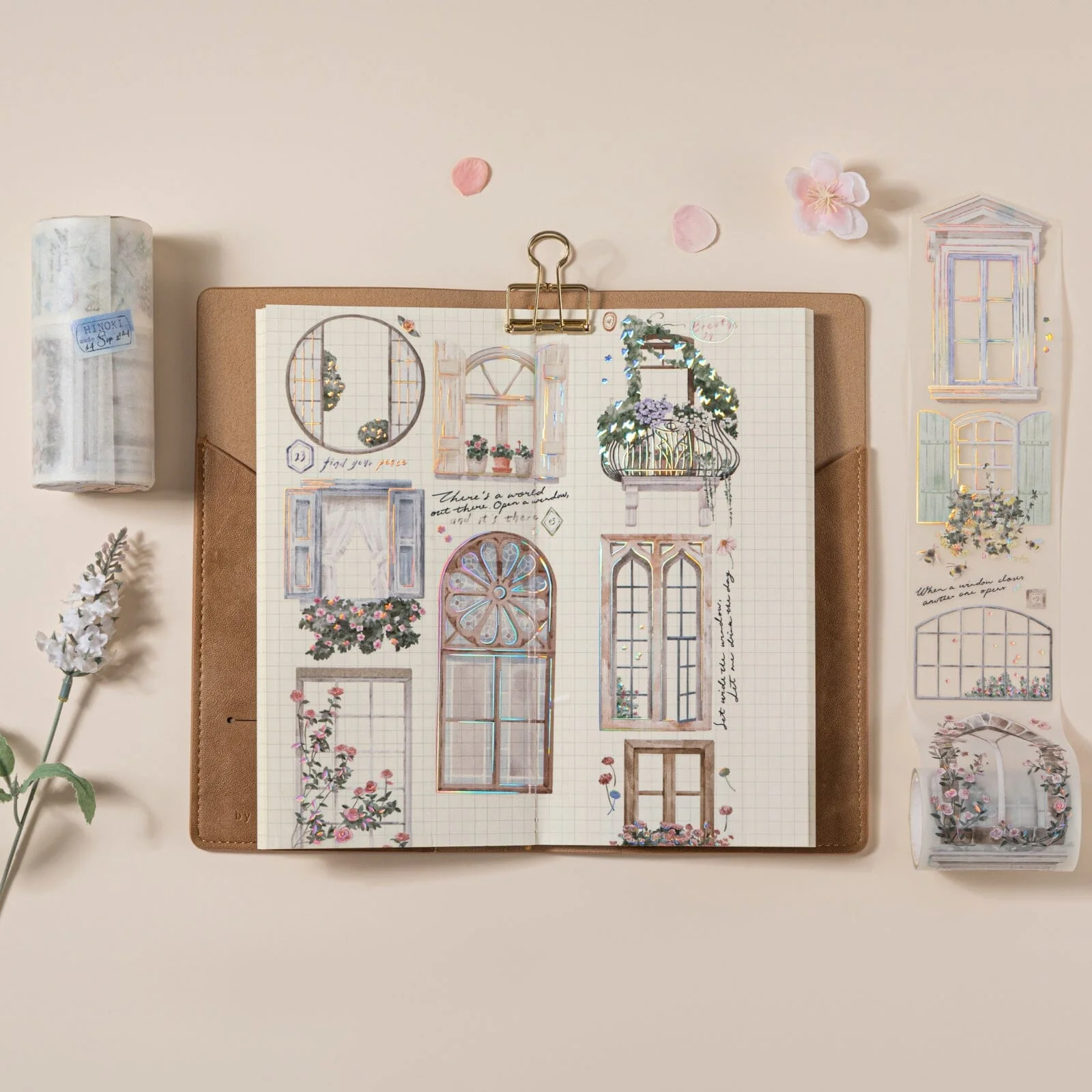 Hinoki - ‘Into the Sky’ PET Decorative Tape Set - Image 8