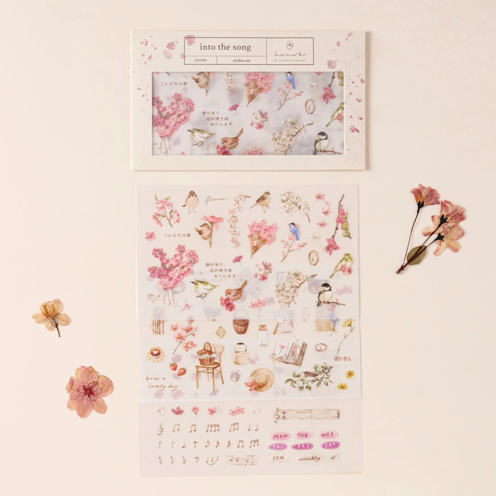 Hinoki - ‘Into the Song' Transfer Sticker Set - Image 2