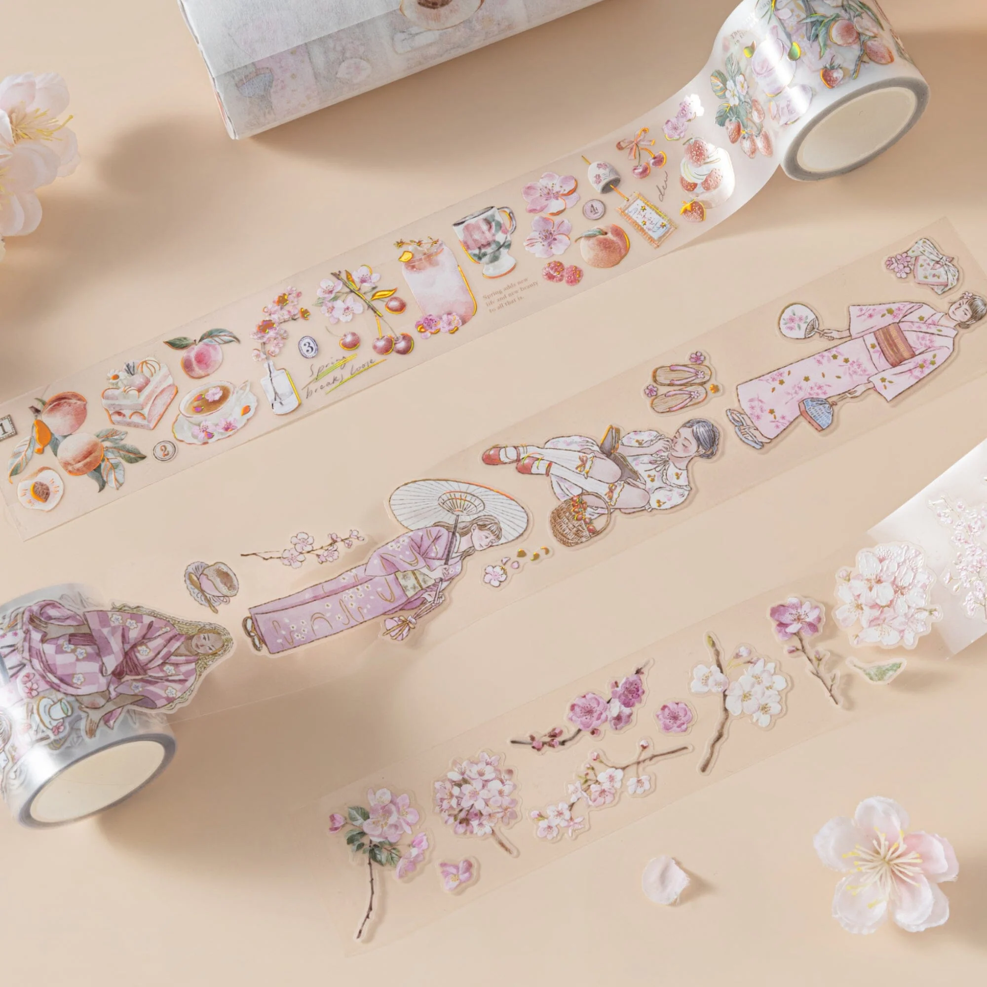Hinoki - ‘Into the Spring’ PET Decorative Tape - Image 10