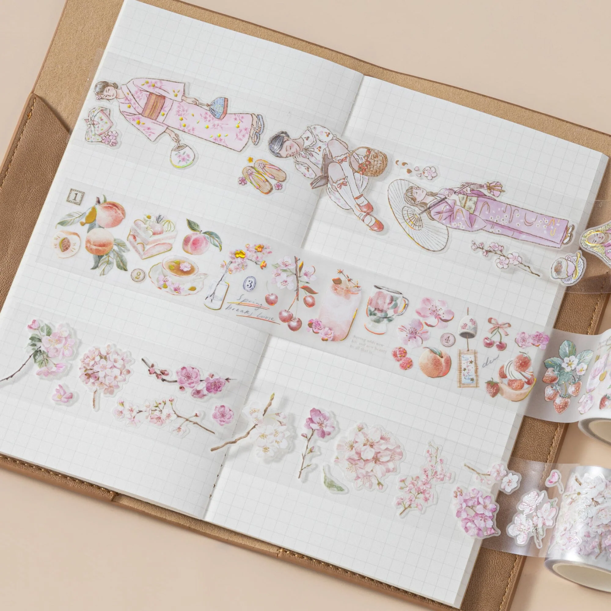 Hinoki - ‘Into the Spring’ PET Decorative Tape - Image 14