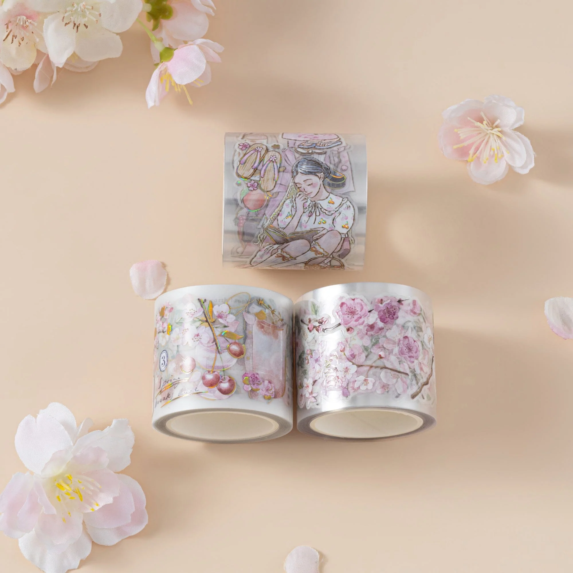 Hinoki - ‘Into the Spring’ PET Decorative Tape - Image 3
