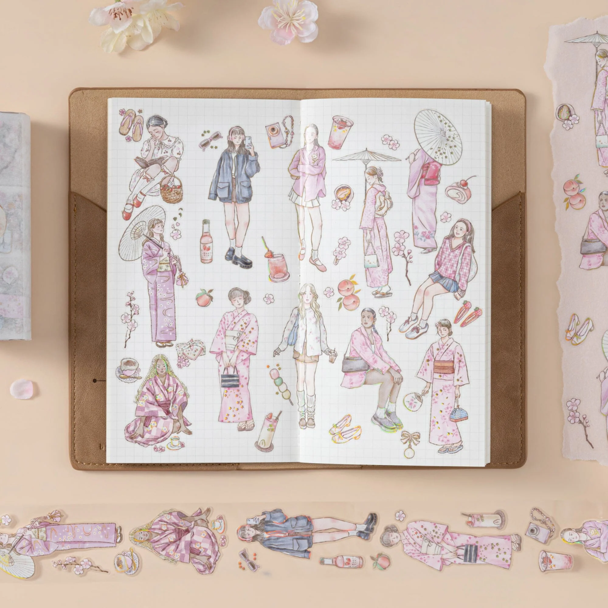 Hinoki - ‘Into the Spring’ PET Decorative Tape - Image 8