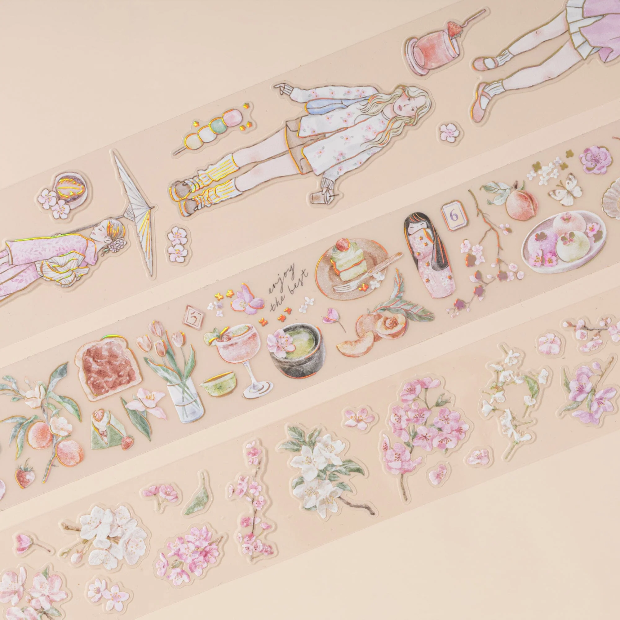 Hinoki - ‘Into the Spring’ PET Decorative Tape - Image 9