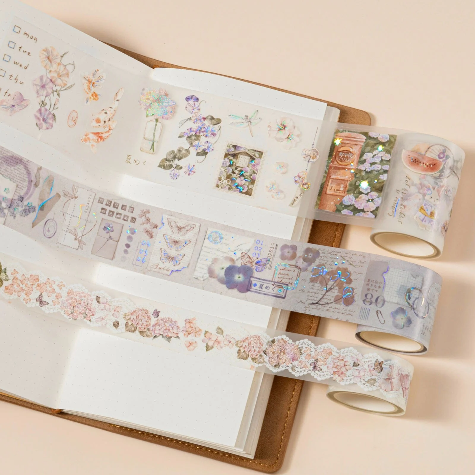 Hinoki - ‘Into the Summer’ PET Decorative Tape Set - Image 15