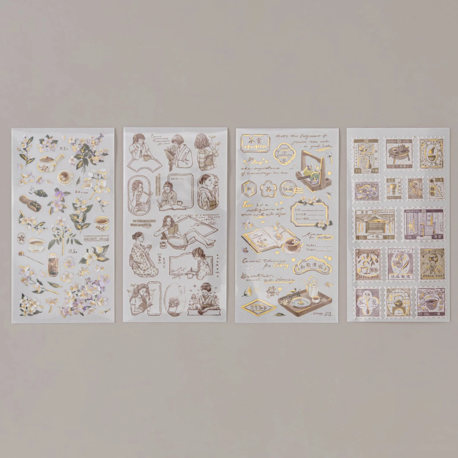 Hinoki - ‘Into the Tea Room’ Print-On Sticker Set - Image 3