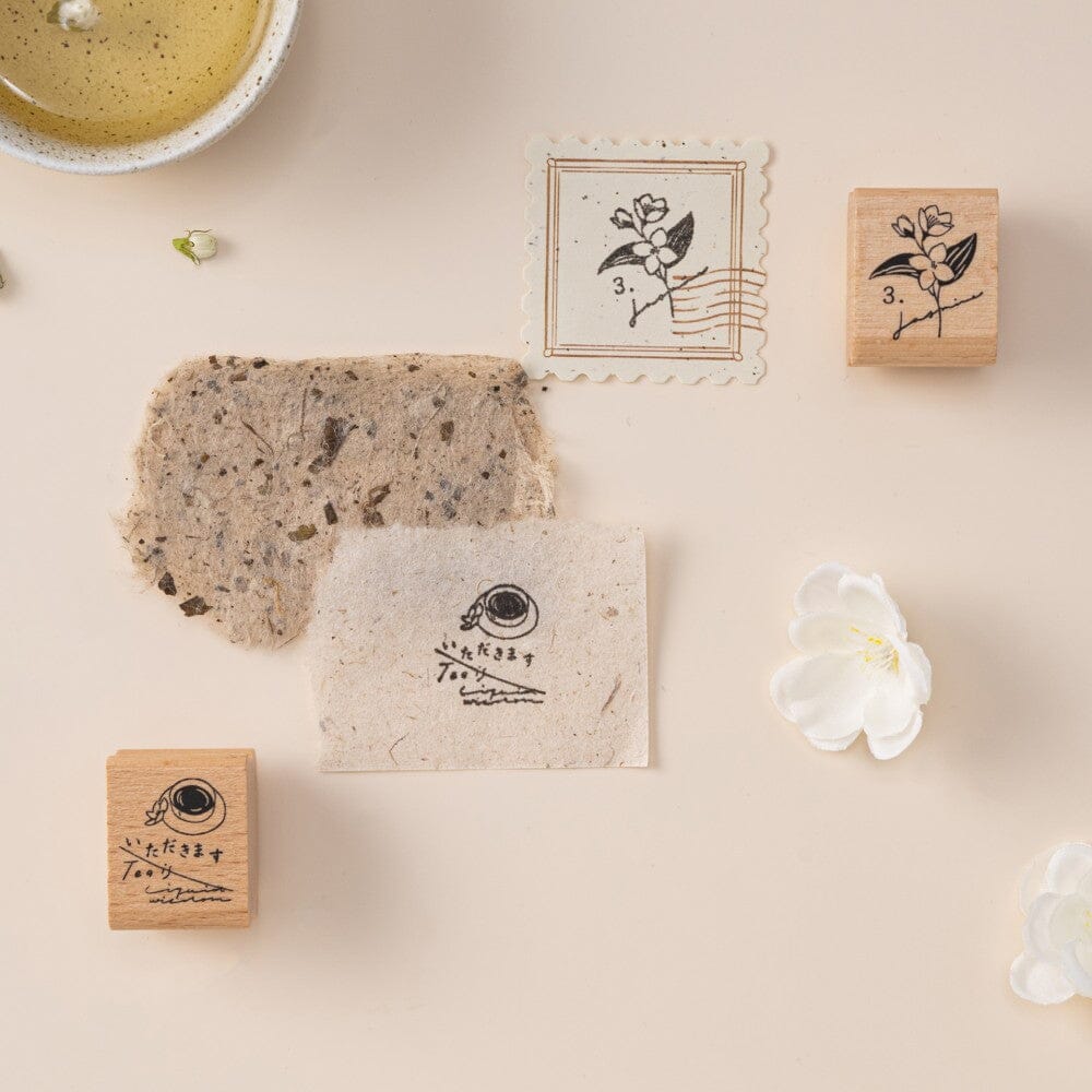 Hinoki - ‘Into the Tea Room' Wooden Stamps - Image 10