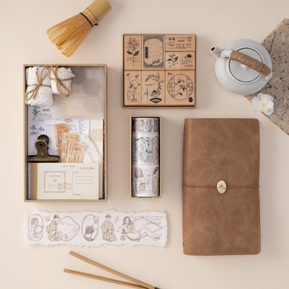 Hinoki - ‘Into the Tea Room' Wooden Stamps - Image 19