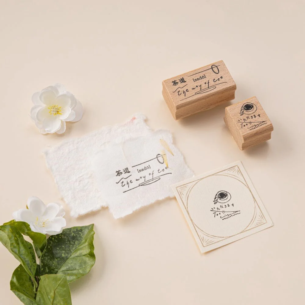 Hinoki - ‘Into the Tea Room' Wooden Stamps - Image 8