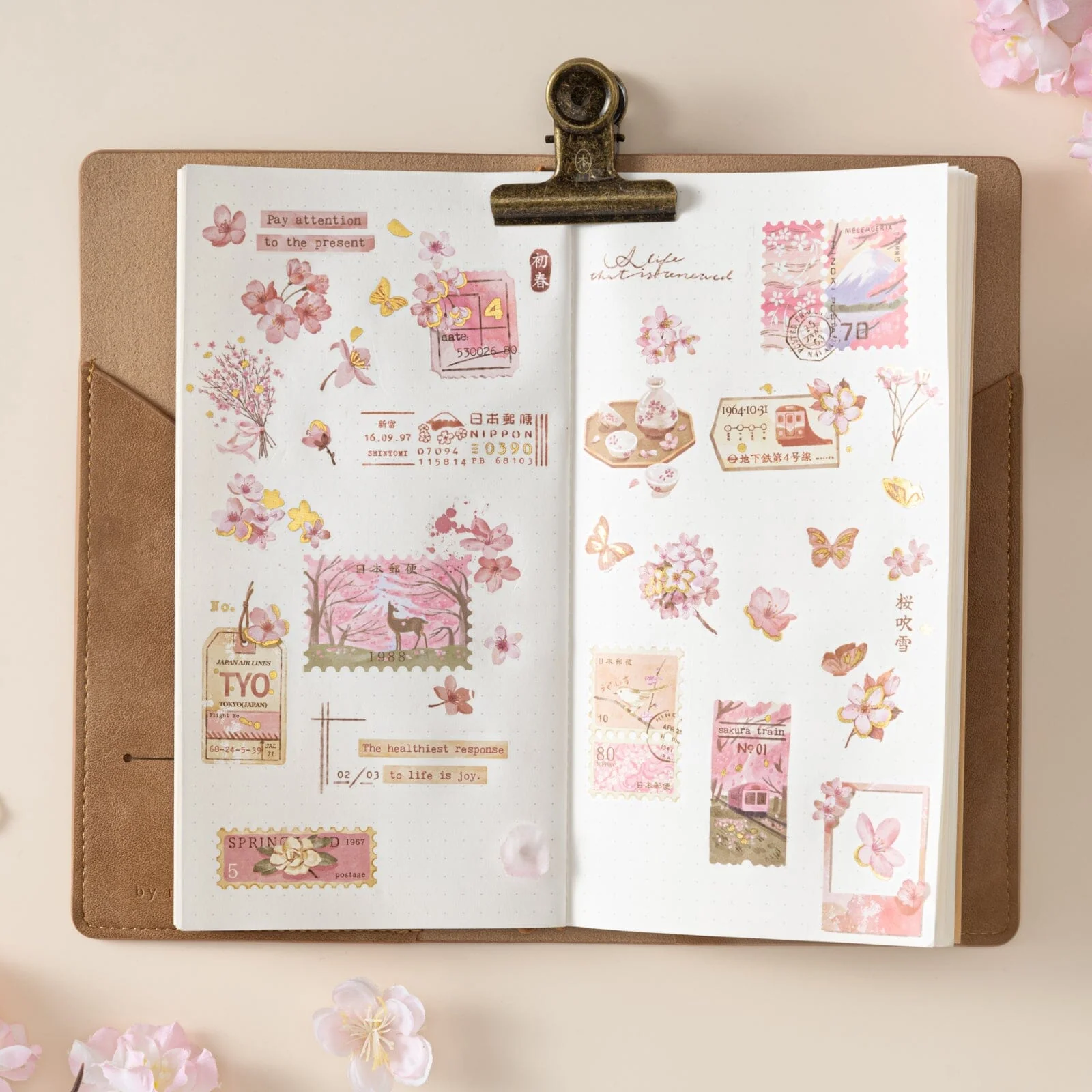 Hinoki - ‘Sakura Haze’ Print-On Sticker Set - Image 6