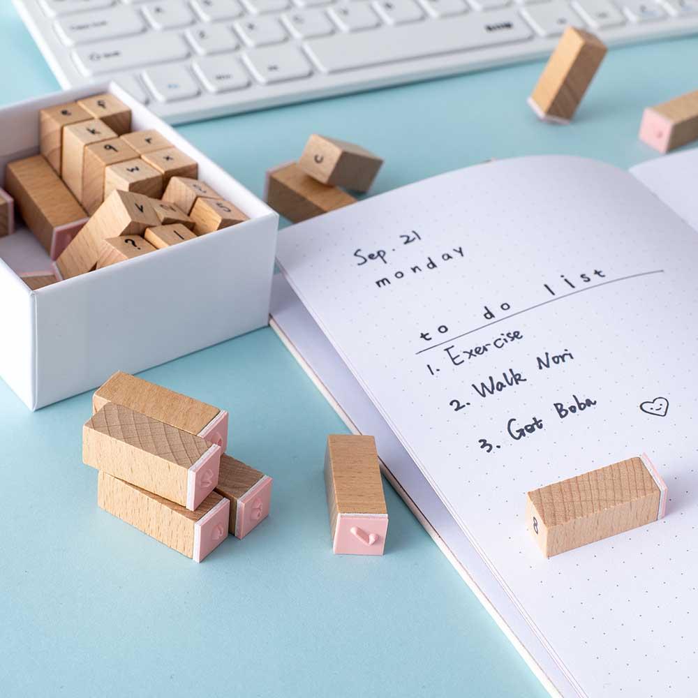 Tsuki Bullet Journal Alphabet Stamp Set ☾ - Image 9