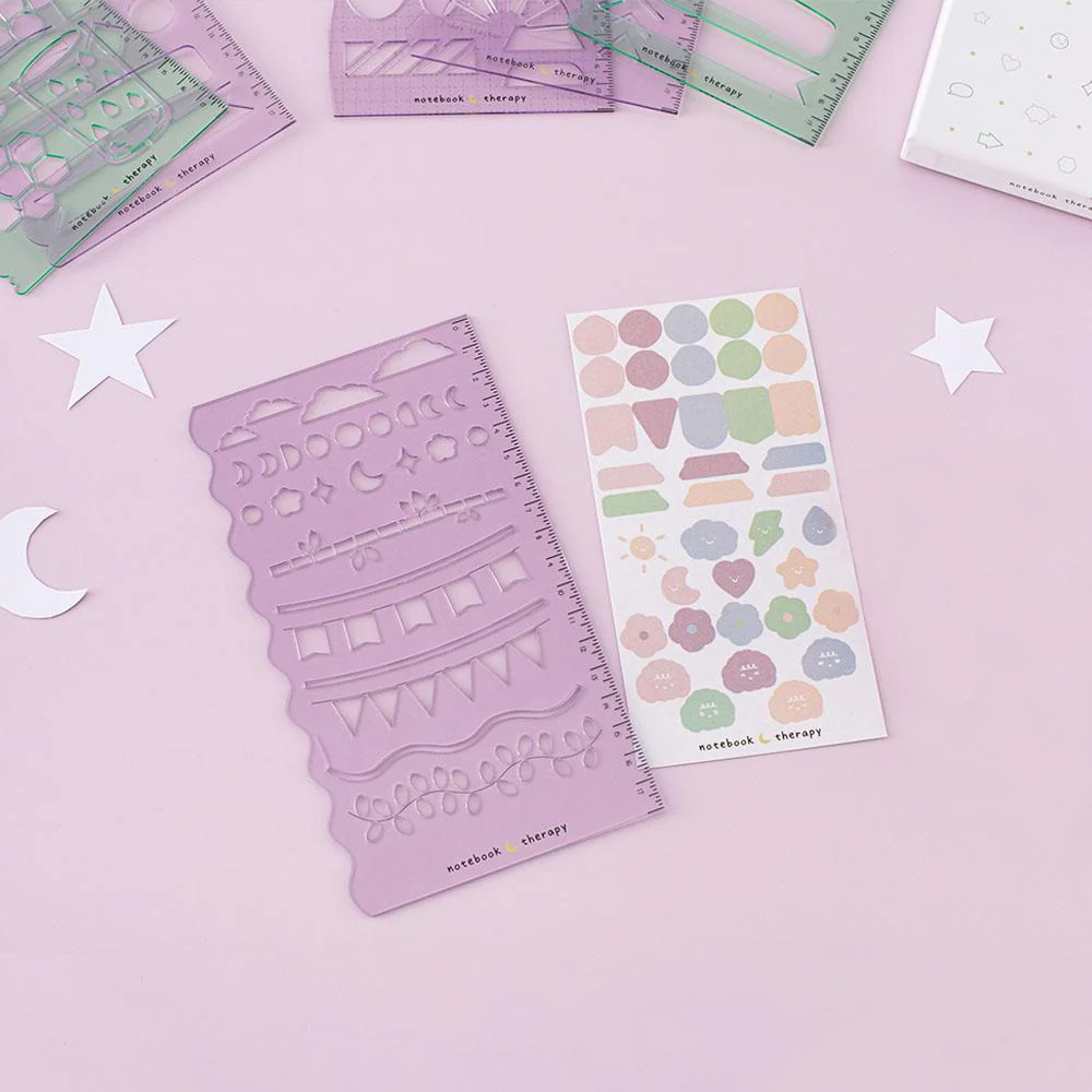 Tsuki Bullet Journal Stencil Set ☾ - Image 6
