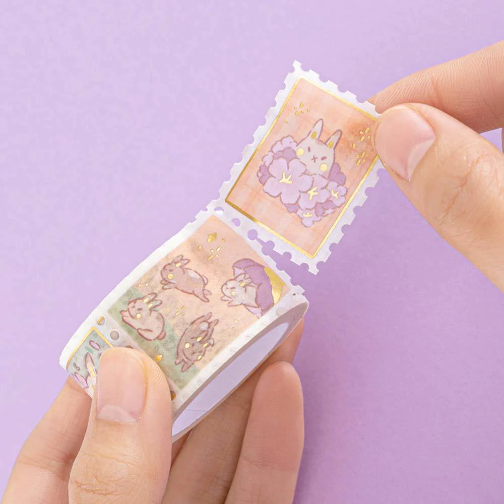 Tsuki ‘Bunny Blush’ Washi Tape Set ☾ x @blossom_bujo - Image 11