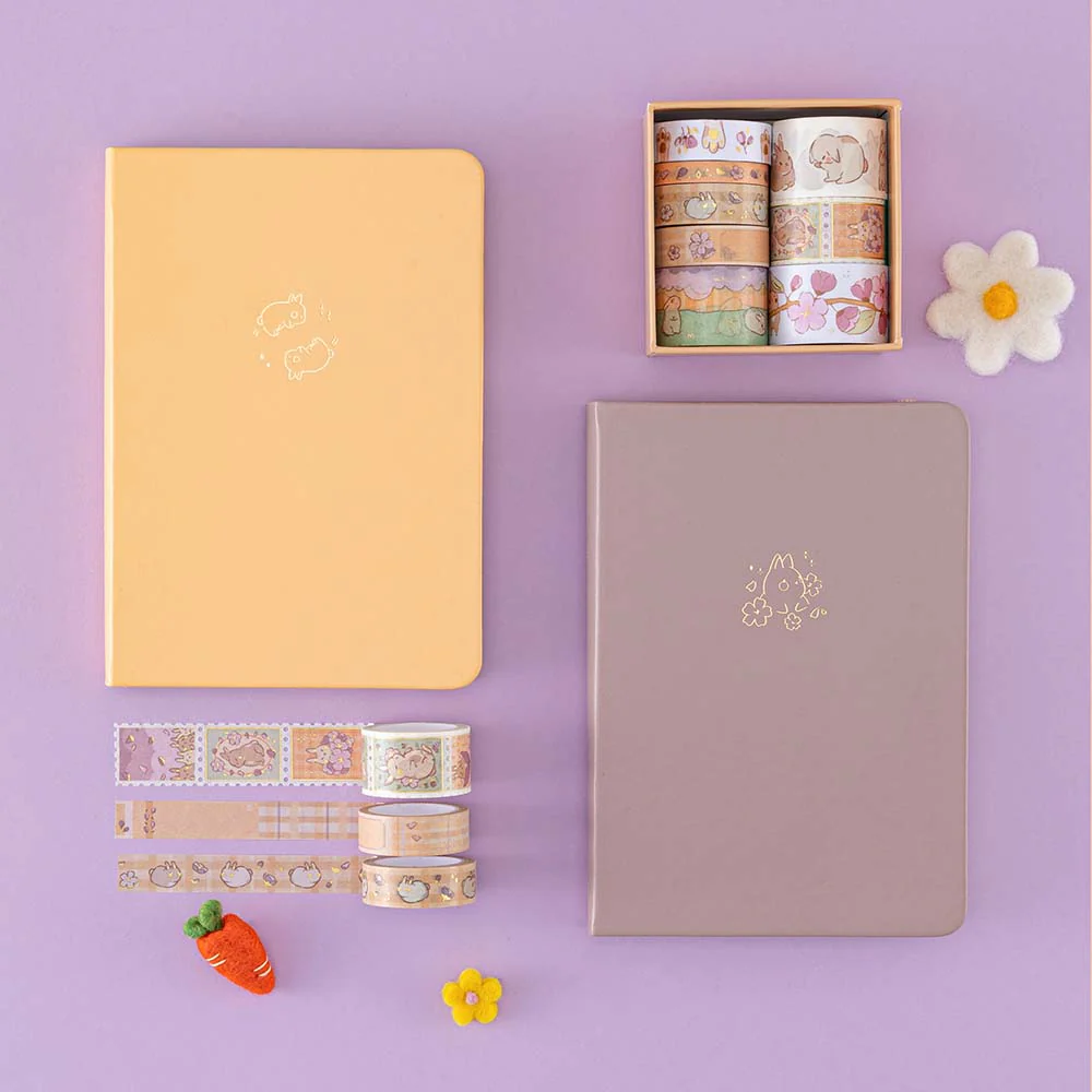Tsuki ‘Bunny Blush’ Washi Tape Set ☾ x @blossom_bujo - Image 14