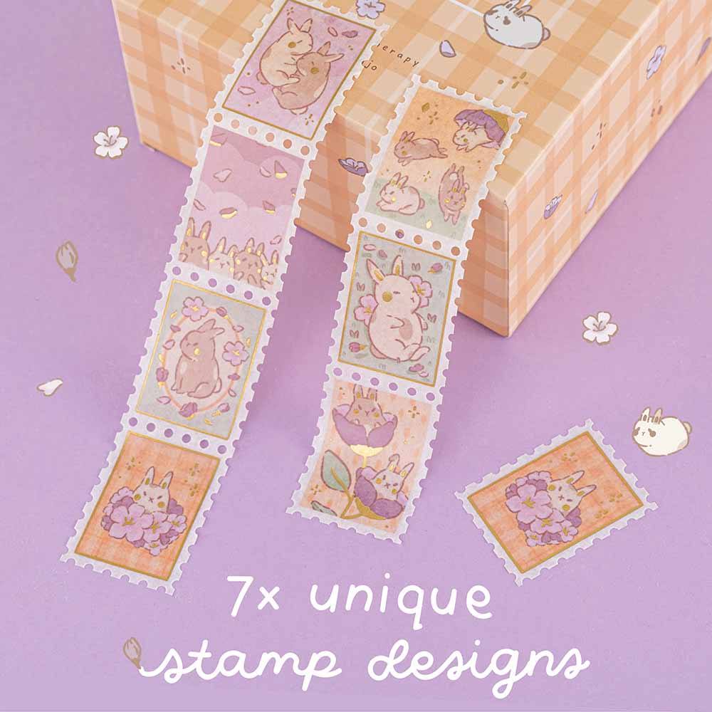 Tsuki ‘Bunny Blush’ Washi Tape Set ☾ x @blossom_bujo - Image 8