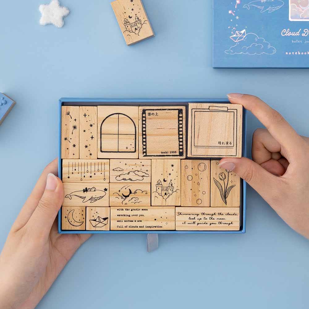 Tsuki ‘Cloud Dreamland’ Bullet Journal Stamp Set ☾ - Image 2