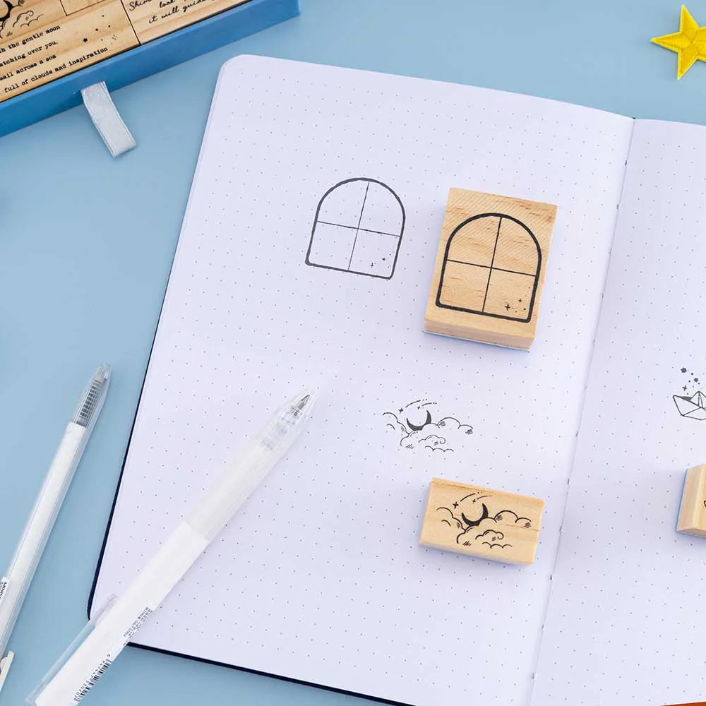 Tsuki ‘Cloud Dreamland’ Bullet Journal Stamp Set ☾ - Image 4