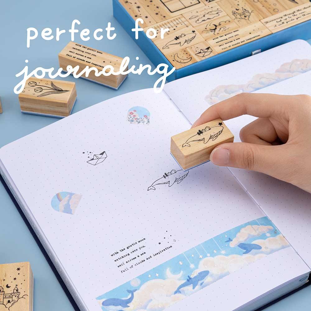 Tsuki ‘Cloud Dreamland’ Bullet Journal Stamp Set ☾ - Image 7