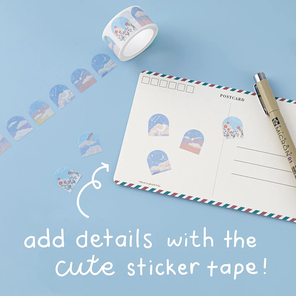 Tsuki ‘Cloud Dreamland’ Holographic Washi Tape Set ☾ - Image 9