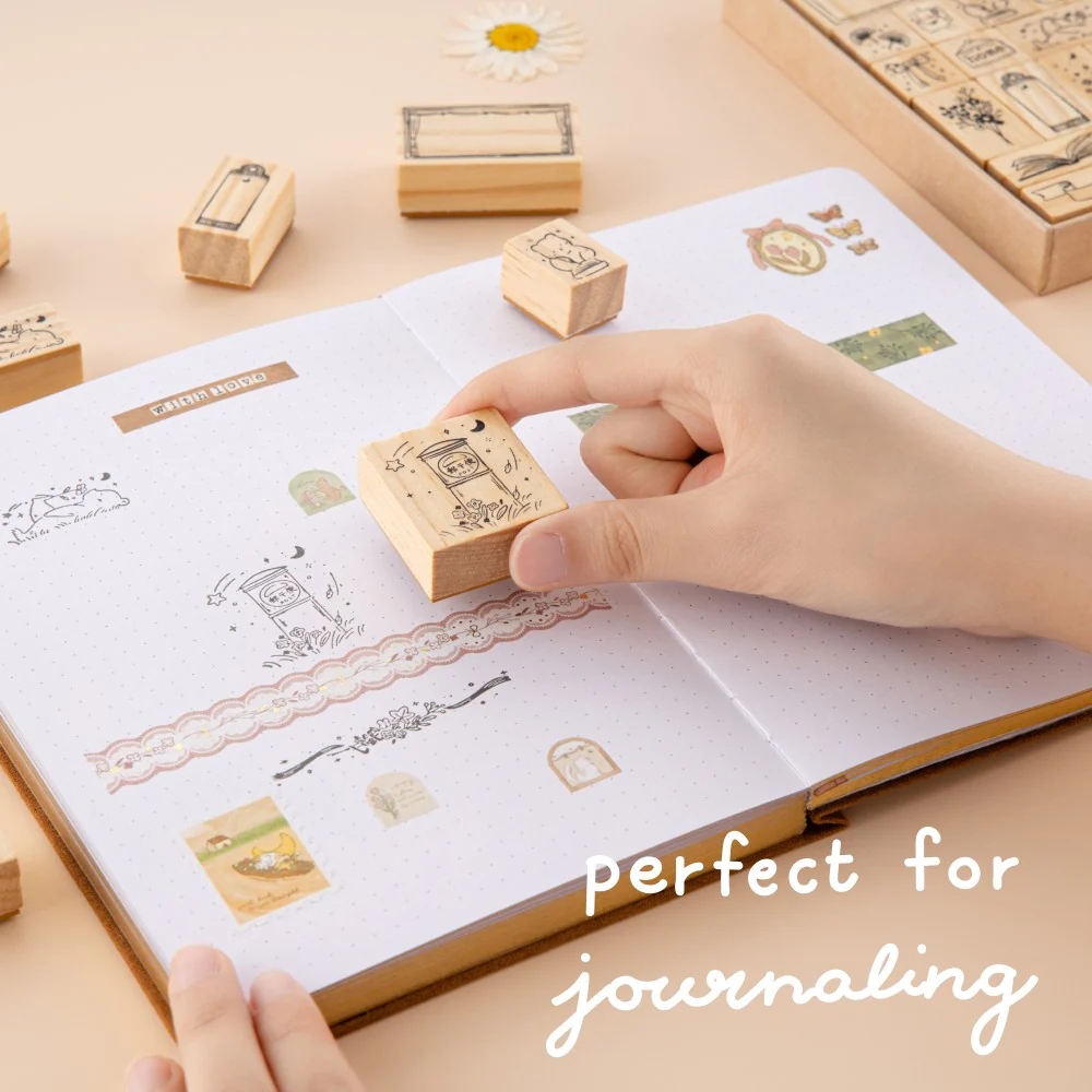 Tsuki ‘Cottage Friends’ Bullet Journal Stamp Set ☾ - Image 5