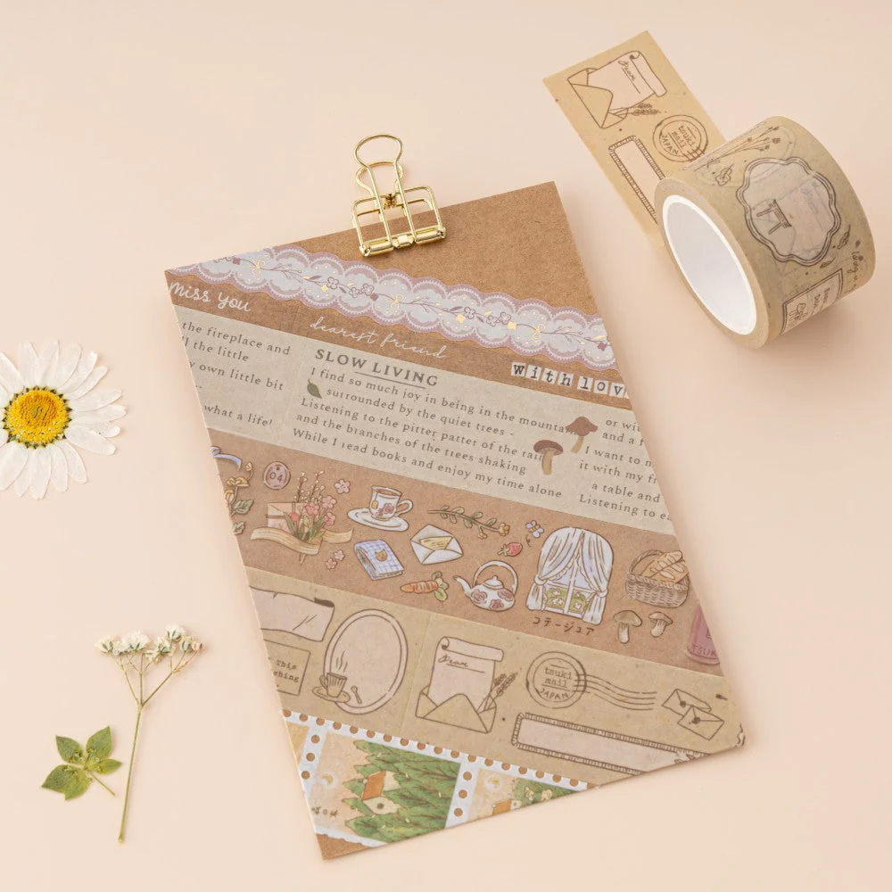 Tsuki ‘Cottage Friends’ Washi Tape Set ☾ - Image 4