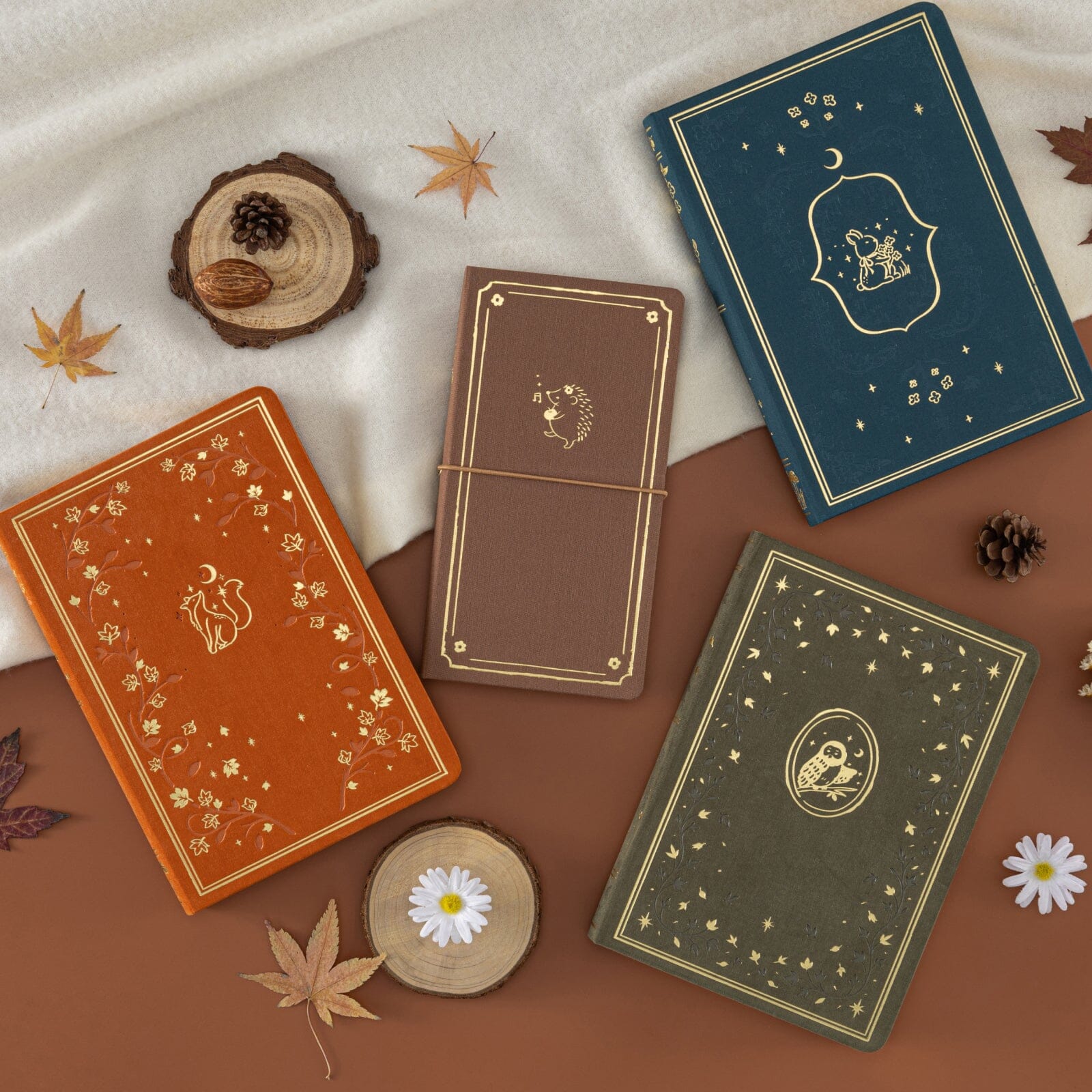 Tsuki ‘Cozy Friends’ Luxury Travel Notebook ☾ - Image 13