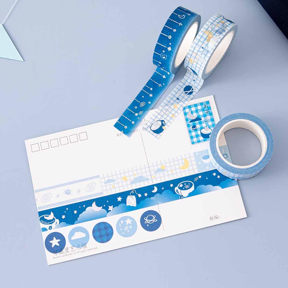 Tsuki ‘Cup of Galaxy’ Holographic Washi Tape Set ☾ - Image 12