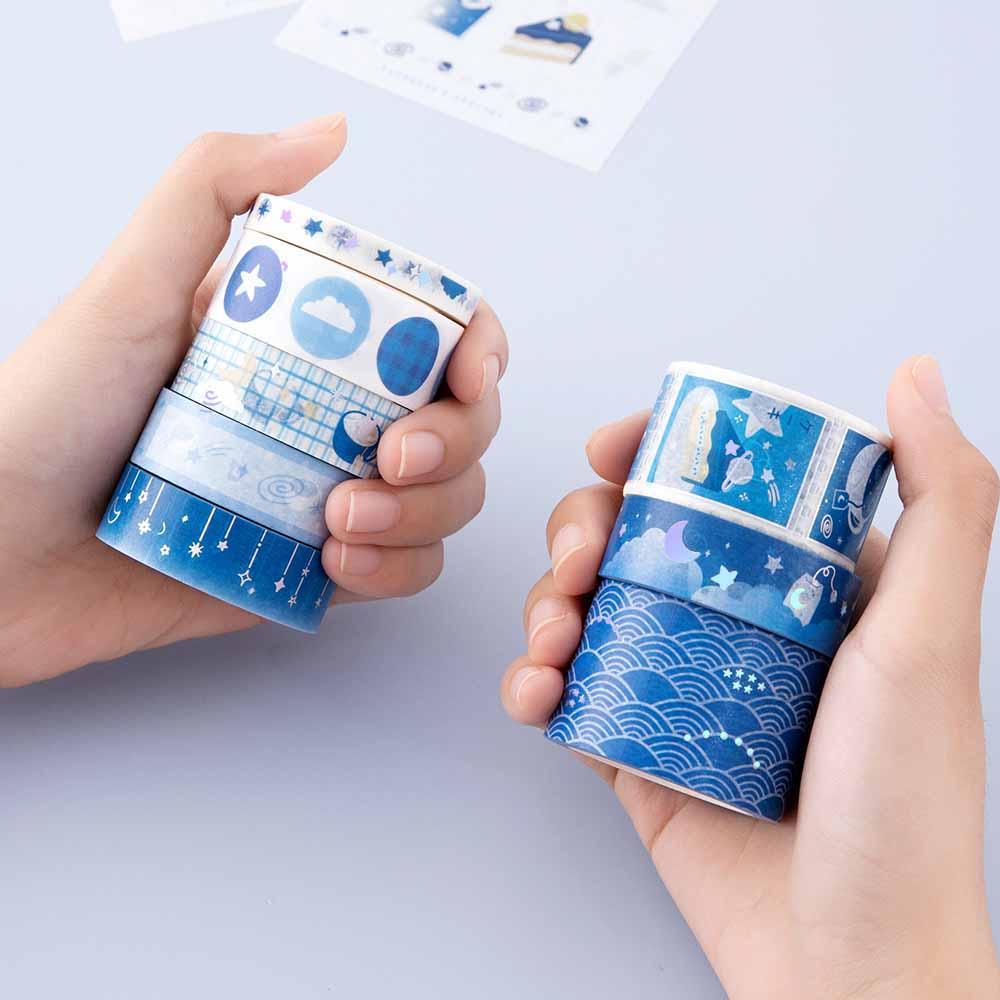 Tsuki ‘Cup of Galaxy’ Holographic Washi Tape Set ☾ - Image 3