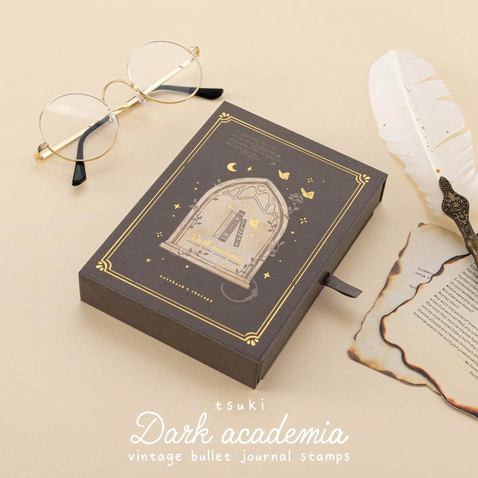 Tsuki ‘Dark Academia’ Stamp Set ☾ - Image 13