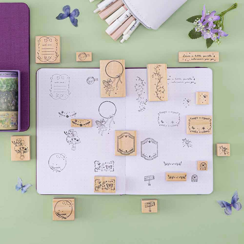 Tsuki ‘Enchanted Garden’ Bullet Journal Stamp Set ☾ - Image 2