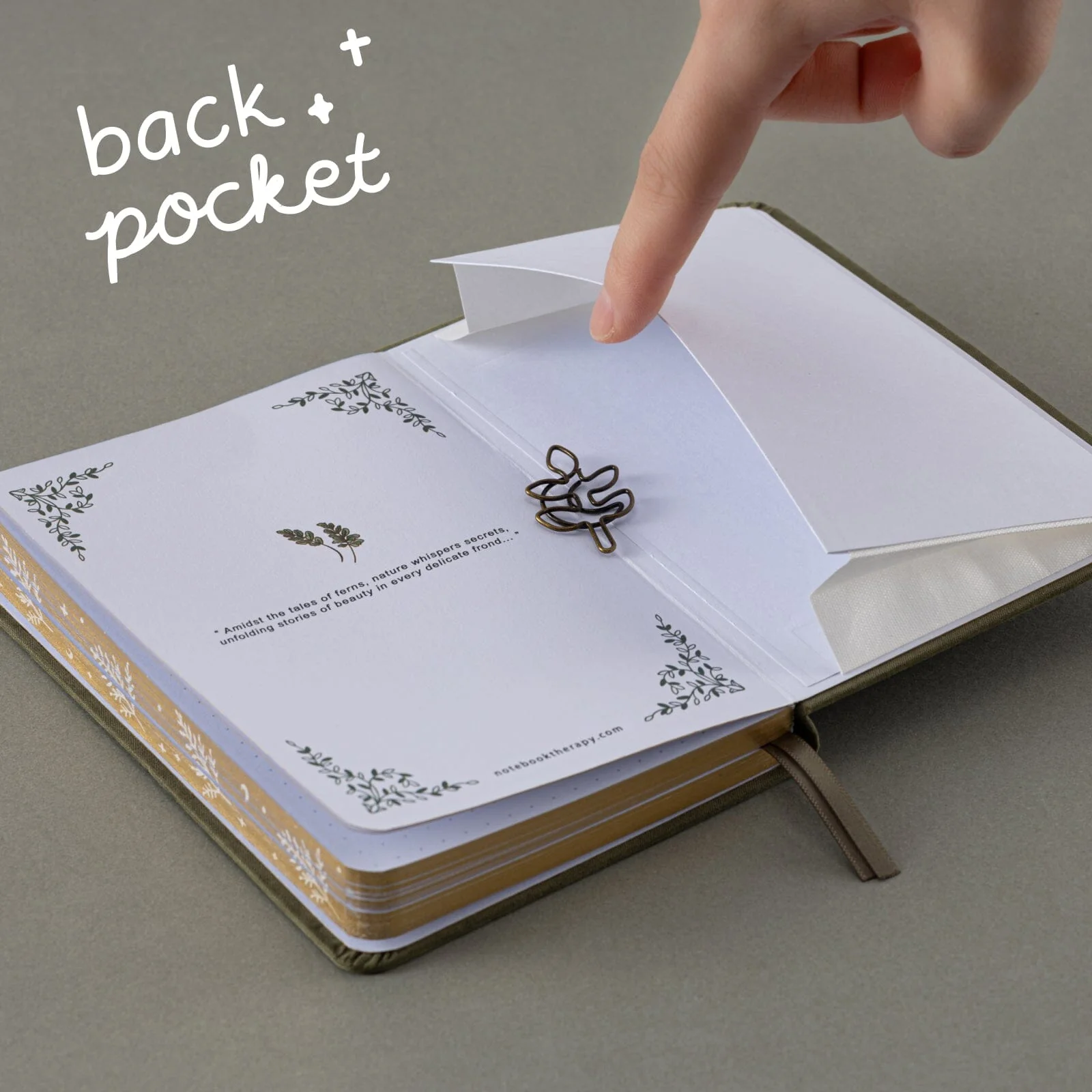 Tsuki ‘Fern Fable’ A6 Luxury Travel Notebook ☾ - Image 14