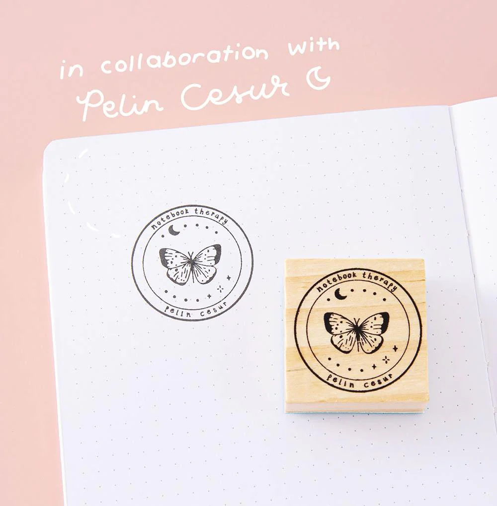 Tsuki ‘Flutter + Dream’ Bullet Journal Stamp Set by Notebook Therapy x Pelinkan ☾ - Image 6