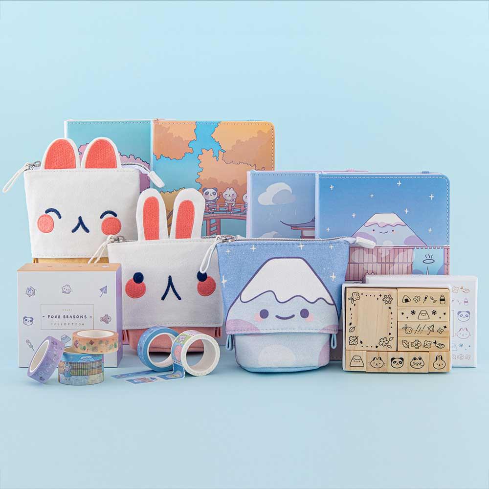 Tsuki ‘Four seasons’ Fuji Pop-Up Pencil Case ☾ @milkkoyo x NotebookTherapy - Image 13