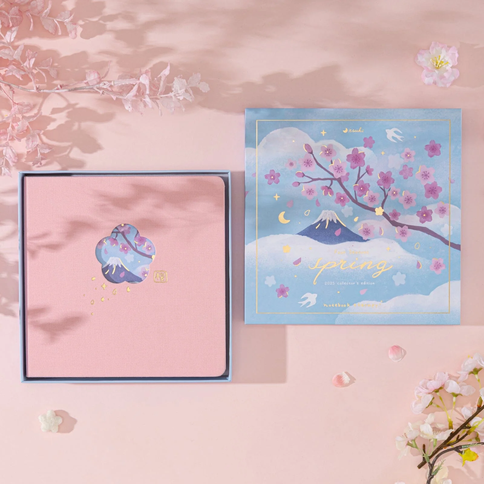 Tsuki Four Seasons: Spring Collector’s Edition 2025 Square Bullet Journal ☾ - Image 13