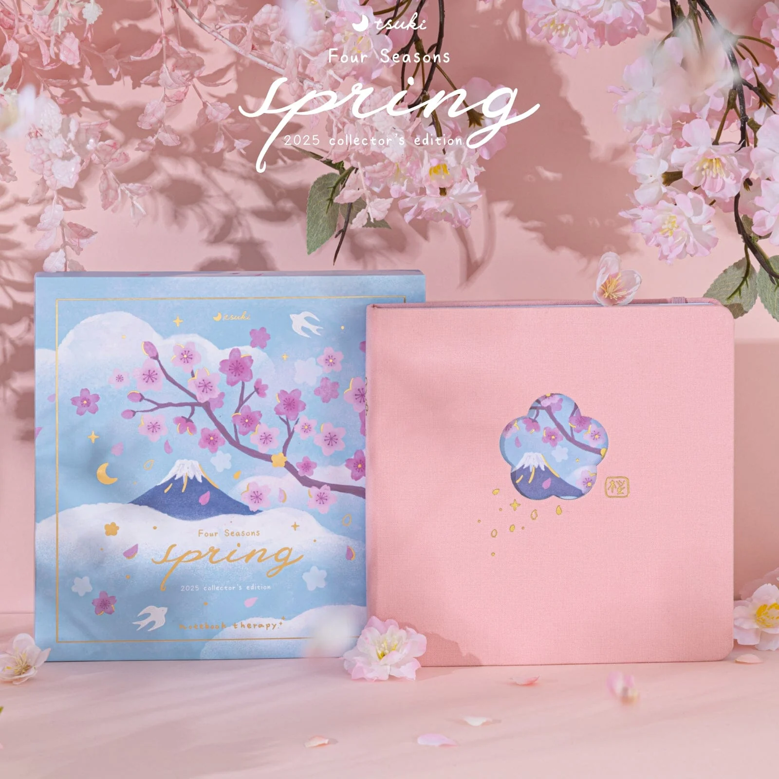 Tsuki Four Seasons: Spring Collector’s Edition 2025 Square Bullet Journal ☾ - Image 16